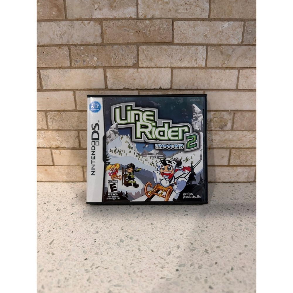 Line Rider 2 Unbound Nintendo DS Game with Case EUC